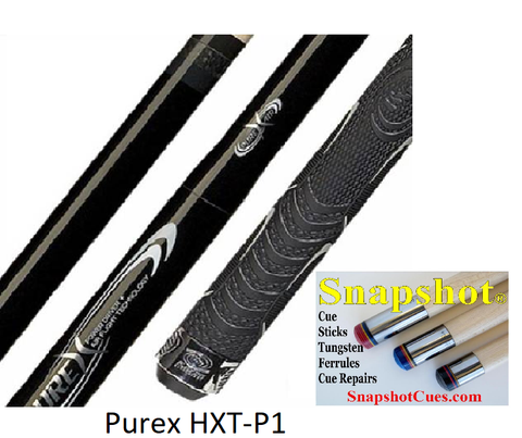 HXT-P1 PureX BLACK 4 PIECE HI-TECH JUMP/BREAK POOL CUE