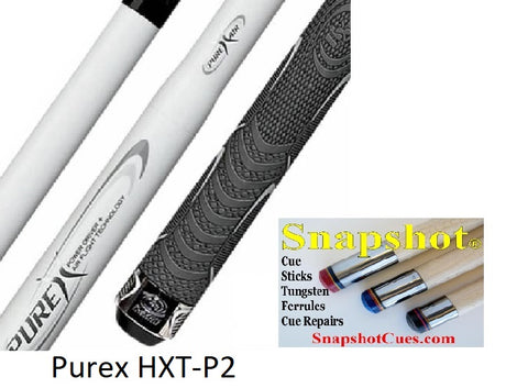 HXT-P2 PureX WHITE 4 PIECE HI-TECH JUMP/BREAK POOL CUE