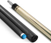 EVO Beast Emerald Cobra Carbon Fiber Pool Cue Stick, Low Deflection Pool Stick with 3/8-8 Pin Joint, 12.5mm Tip, TIME Standard tip, Microfiber Leather Wrap
