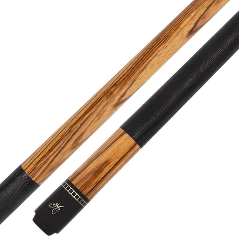 MEUCCI EXOTIC WOOD SERIES CUE STICK ZEBRAWOOD  19.oz