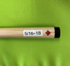 Han's Delta 5/16" x 18  PRO TAPER MAPLE CUE STICK SHAFT