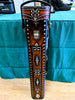 Volturi Genuine Leather Hand Tooled Leather Cue Case Sting Ray Accents 4x8