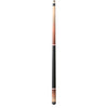 Lucasi Custom LZC54 Black & Antique Birdseye/Red Orange Wrapless Cue 19 0z.