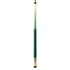 Lucasi Custom LZC18 Emerald Stained & Natural Super Birdseye Wrapless Cue 19 oz.
