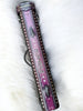 Volturi Brogue 1 Genuine Leather Hand Tooled Leather Cue Case Purple/Black Sting Ray Accents 4x8