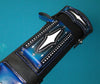 Volturi Genuine Leather Hand Tooled Leather Cue Case Blue/White Lizard Accents 4x8