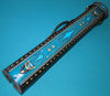 Volturi Genuine Leather Hand Tooled Leather Cue Case Sting Ray Accents 4x8