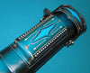 Volturi Genuine Leather Hand Tooled Leather Cue Case Sting Ray Accents 4x8