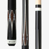 Players G3400 Black & Snakewood Cue with Black Linen Wrap 18 oz